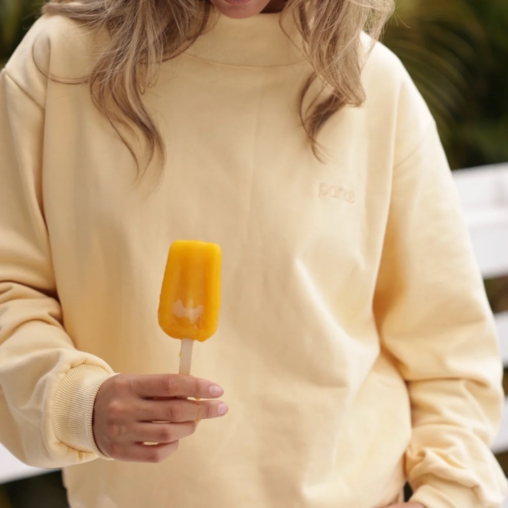 Parke Embroidered Mock-neck Sweatshirt